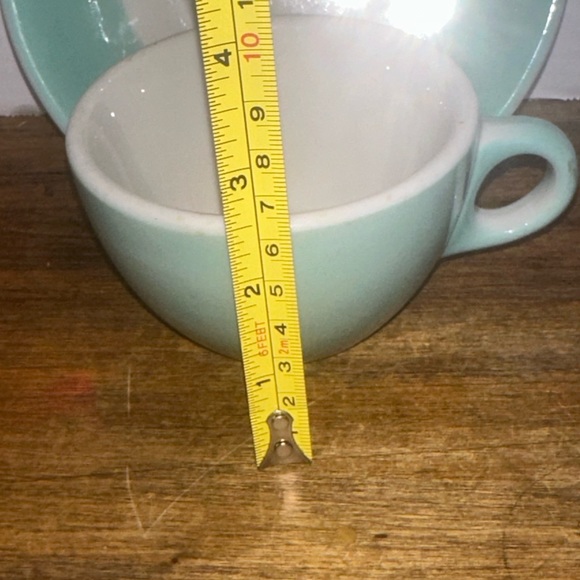 Vintage Jackson China Green Restaurant Ware Teacup Coffee Cup & Saucer 1950s MCM - Picture 8 of 8
